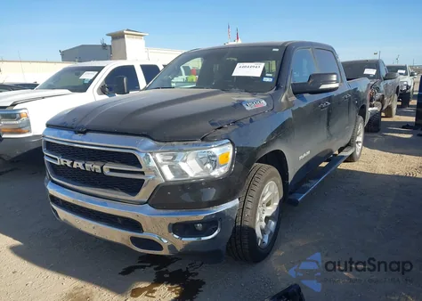 2022 Ram 1500 Lone Star 4X2 5'7 Box from USA, damaged, VIN 1C6RREFM1NN275754